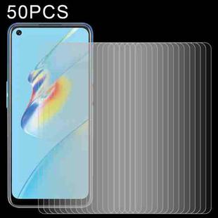 For OPPO A54 50 PCS 0.26mm 9H 2.5D Tempered Glass Film