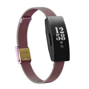 For Fitbit Inspire / Inspire HR / Ace 2 Double Insurance Buckle Milanese Watch Band(Colorful)