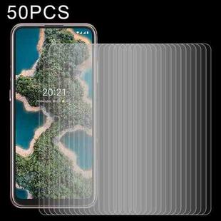 For Nokia X20 50 PCS 0.26mm 9H 2.5D Tempered Glass Film