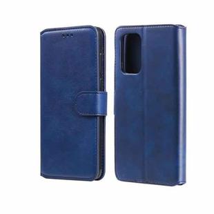 For OPPO A93 5G Classic Calf Texture PU + TPU Horizontal Flip Leather Case with Holder & Card Slots & Wallet(Blue)