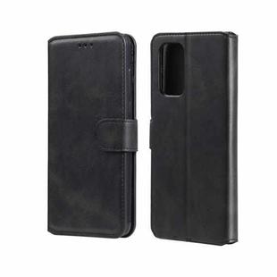 For OPPO A93 5G Classic Calf Texture PU + TPU Horizontal Flip Leather Case with Holder & Card Slots & Wallet(Black)