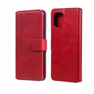 For OPPO Find X3 Classic Calf Texture PU + TPU Horizontal Flip Leather Case with Holder & Card Slots & Wallet(Red)