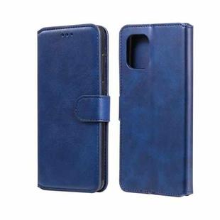 For OPPO Find X3 Pro Classic Calf Texture PU + TPU Horizontal Flip Leather Case with Holder & Card Slots & Wallet(Blue)