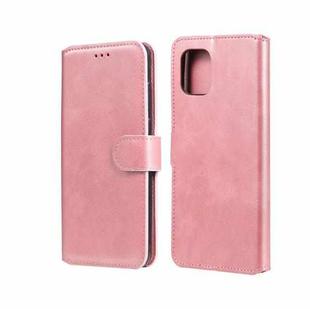 For OPPO Find X3 Pro Classic Calf Texture PU + TPU Horizontal Flip Leather Case with Holder & Card Slots & Wallet(Rose Gold)