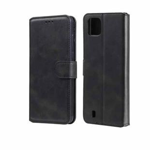 For OPPO Realme C20 Classic Calf Texture PU + TPU Horizontal Flip Leather Case with Holder & Card Slots & Wallet(Black)
