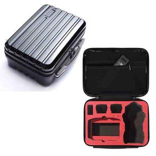 Portable Waterproof Handbag Storage Bag Suitcase for DJI Air 2S(Black+Red)