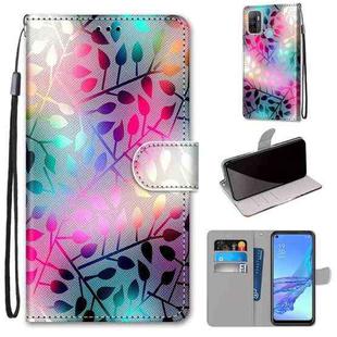 For OPPO A53 4G(2020) / A53s / A32 / A33 (2020) Coloured Drawing Cross Texture Horizontal Flip PU Leather Case with Holder & Card Slots & Wallet & Lanyard(Translucent Glass)
