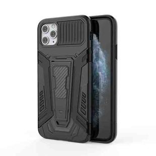 For iPhone 11 Pro Max War Chariot Series Armor All-inclusive Shockproof PC + TPU Protective Case with Invisible Holder For iPhone 11 Pro(Black)