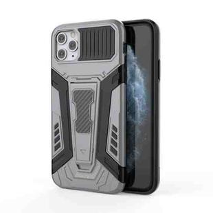 For iPhone 11 Pro Max War Chariot Series Armor All-inclusive Shockproof PC + TPU Protective Case with Invisible Holder For iPhone 11 Pro(Grey)