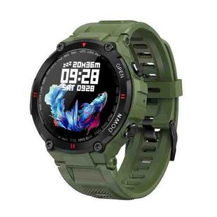 K22 1.28 inch IPS Screen Smart Watch, Support Menstrual Cycle Reminder / Bluetooth Call / Sleep Monitoring(Army Green)