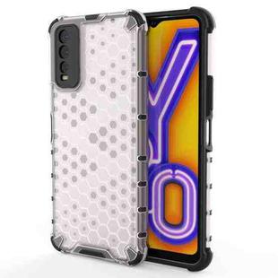 For vivo Y20 Shockproof Honeycomb PC + TPU Protective Case(White)