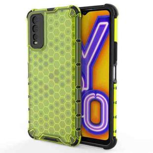 For vivo Y20 Shockproof Honeycomb PC + TPU Protective Case(Green)