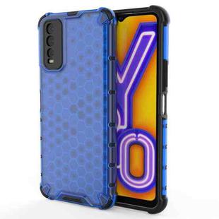 For vivo Y20 Shockproof Honeycomb PC + TPU Protective Case(Blue)