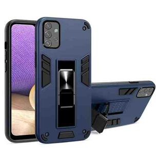 For Samsung Galaxy A32 5G 2 in 1 PC + TPU Shockproof Protective Case with Invisible Holder(Royal Blue)