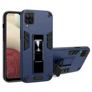 For Samsung Galaxy A42 5G 2 in 1 PC + TPU Shockproof Protective Case with Invisible Holder(Royal Blue)