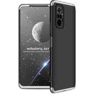 For Xiaomi Redmi Note 10 Pro / Note 10 Pro Max GKK Three Stage Splicing Full Coverage PC Protective Case(Black Silver)