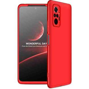 For Xiaomi Redmi Note 10 Pro / Note 10 Pro Max GKK Three Stage Splicing Full Coverage PC Protective Case(Red)