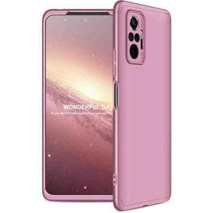 For Xiaomi Redmi Note 10 Pro / Note 10 Pro Max GKK Three Stage Splicing Full Coverage PC Protective Case(Rose Gold)