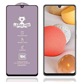 For Samsung Galaxy A42 9H HD Large Arc High Alumina Full Screen Tempered Glass Film