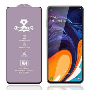 For Samsung Galaxy A60 9H HD Large Arc High Alumina Full Screen Tempered Glass Film