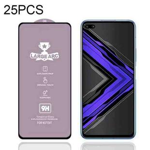 For Honor Play4 Pro 25 PCS 9H HD Large Arc High Alumina Full Screen Tempered Glass Film