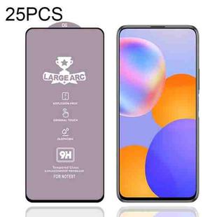 For Huawei Y9a 25 PCS 9H HD Large Arc High Alumina Full Screen Tempered Glass Film