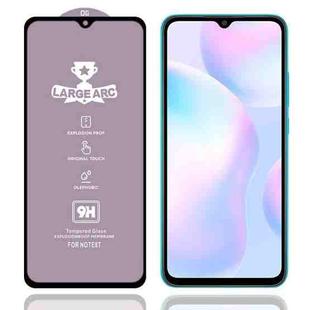 For Xiaomi Redmi 9A / 9A Sport 9H HD Large Arc High Alumina Full Screen Tempered Glass Film