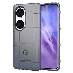 For Huawei P50 Pro Shockproof Shield Full Coverage Silicone Case(Grey)