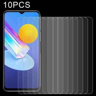 For vivo Y72 5G / Y02  / Y02s / Y35 5G / iQOO Z7i / Y11 2023 / Y02A 10 PCS 0.26mm 9H 2.5D Tempered Glass Film