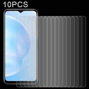 For vivo Y52s / Y52s t1 / T1 5G 10 PCS 0.26mm 9H 2.5D Tempered Glass Film