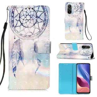 For Xiaomi Mi 11i / Poco F3 / Redmi K40 / K40 Pro 3D Painting Horizontal Flip Leather Case with Holder & Card Slot & Wallet & Lanyard(Fantasy Wind Chimes)