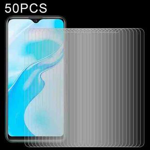 For vivo Y1s 50 PCS 0.26mm 9H 2.5D Tempered Glass Film