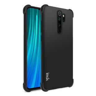 For Xiaomi Redmi Note 8 Pro IMAK All Coverage Shockproof Airbag TPU Case(Metallic Black)