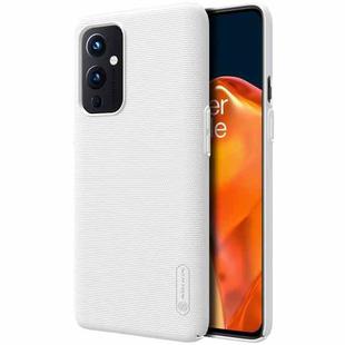 For OnePlus 9 (EU/NA Version) NILLKIN Frosted Concave-convex Texture PC Protective Case(White)