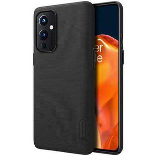 For OnePlus 9 (IN/CN Version) NILLKIN Frosted Concave-convex Texture PC Protective Case(Black)