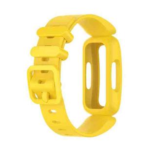 For Fitbit Inspire 2 Silicone Watch Band(Yellow)