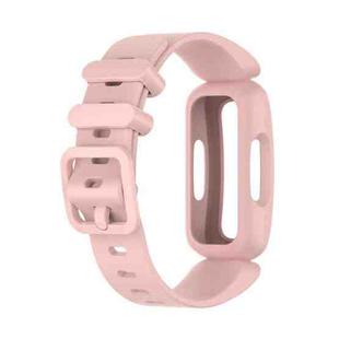 For Fitbit Inspire 2 Silicone Watch Band(Light Pink)