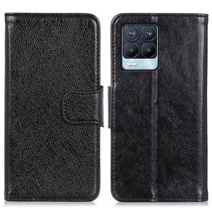 For OPPO Realme 8 / 8 Pro Nappa Texture Horizontal Flip Leather Case with Holder & Card Slots & Wallet(Black)
