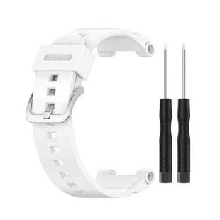 For Huawei Kids Watch 4X Silicone Watch Band with Dismantling Tools, One Size(White)