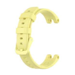 For Garmin Lily Silicone Watch Band with Dismantling Tools(Yellow)