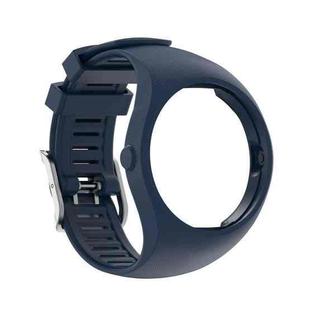 For POLAR M200 Texture Silicone Watch Band, One Size(Blue)