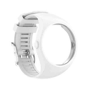 For POLAR M200 Texture Silicone Watch Band, One Size(White)