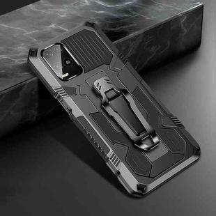 For OPPO A54 4G Armor Warrior Shockproof PC + TPU Protective Case(Black)