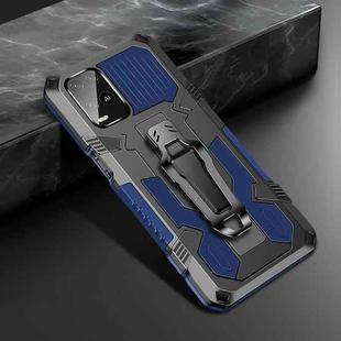For OPPO A54 4G Armor Warrior Shockproof PC + TPU Protective Case(Sapphire Blue)