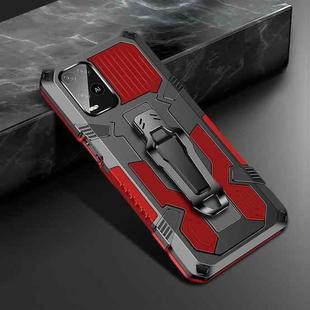 For OPPO A54 4G Armor Warrior Shockproof PC + TPU Protective Case(Red)