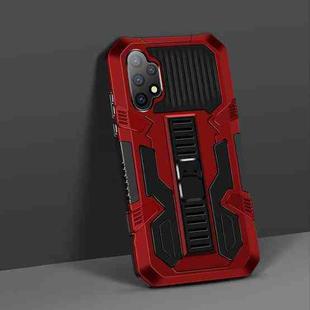 For Samsung Galaxy A32 4G Vanguard Warrior All Inclusive Double-color Shockproof TPU + PC Protective Case with Holder(Red)