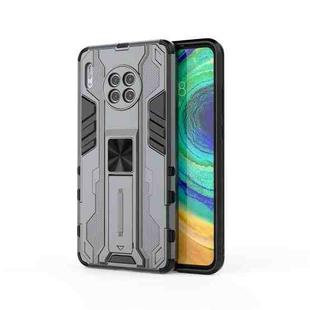 For Huawei Mate 30 Supersonic PC + TPU Shock-proof Protective Case with Holder(Grey)