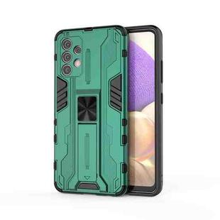 For Samsung Galaxy A32 4G Supersonic PC + TPU Shock-proof Protective Case with Holder(Green)