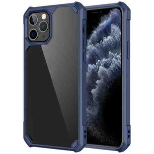 Shockproof Glossy Acrylic + TPU Protective Case For iPhone 11 Pro(Blue)