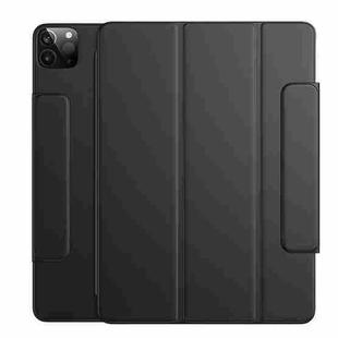 Benks Magnetic Horizontal Flip PU Leather Tablet Case with Holder & Sleep / Wake-up Function & Pen Bucket For iPad Pro 11 (2021) / (2020)(Black)